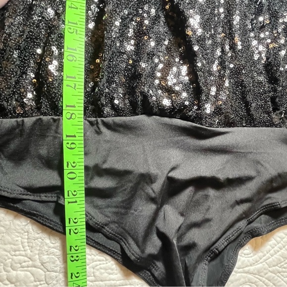 H&M Shimmering Black Sequin Blouse - Picture 8 of 8